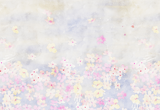 Beautiful Watercolor Flower Bouquet Photo Backdrop for Photo Video Studio SBH0043