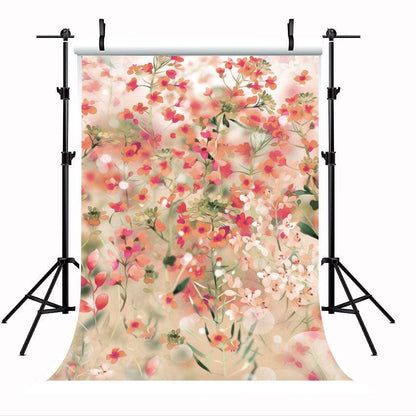 Amazing Fabric Abstract Halftone Flowers Background for Photo Video Studio SBH0046