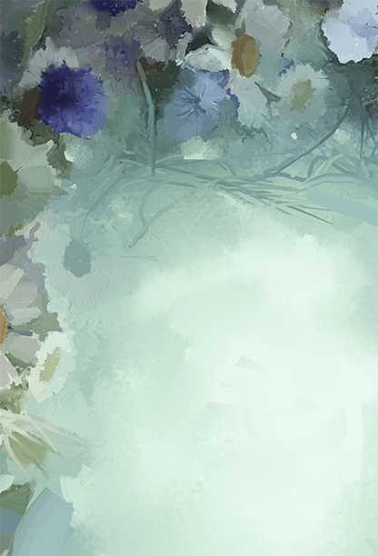 Green Watercolor Floral Abstract Wonderland Background for Photography Props SBH0055