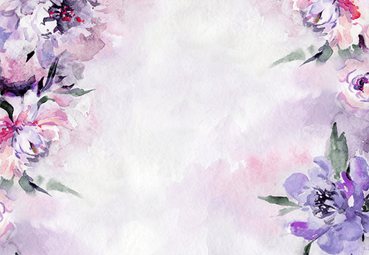 Vintage Decorative Background Digital Watercolor Floral Art Background for Photography SBH0065