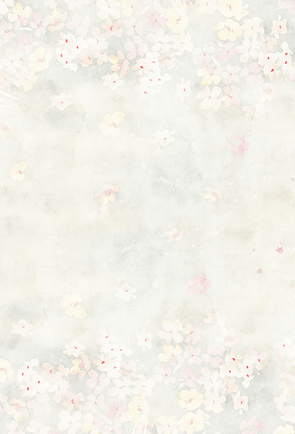 Light yellow Beautiful Watercolor Flower Photo Backdrop for Photography SBH0071