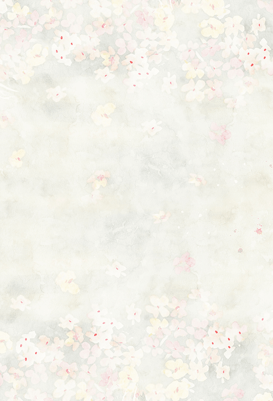 Light yellow Beautiful Watercolor Flower Photo Backdrop for Photography SBH0071