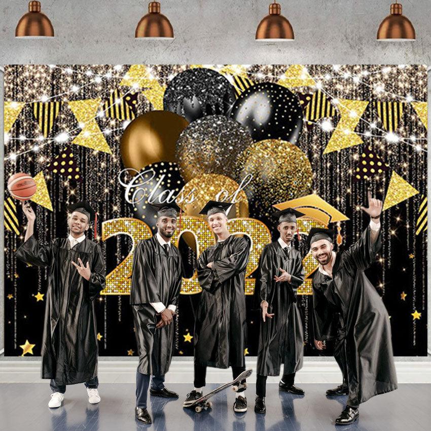 Stage Lighting Graduation Party Backdrop for Photography SBH0096