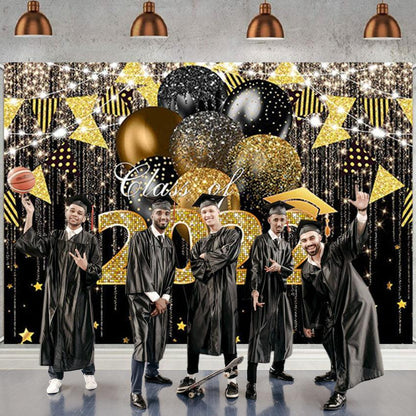 Stage Lighting Graduation Party Backdrop for Photography SBH0096