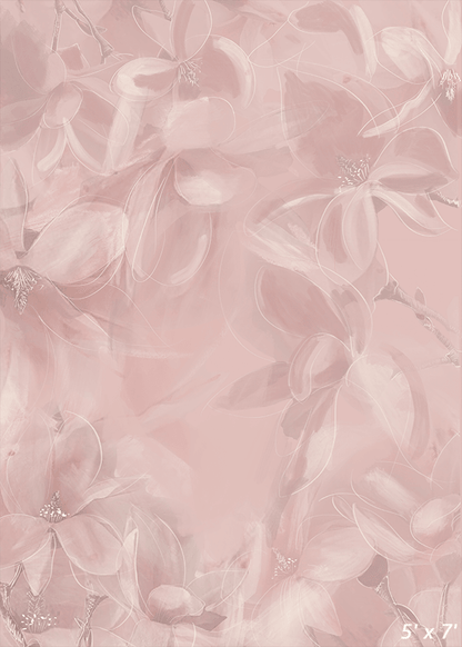 Gorgeous Pink Flower Abstract Photography Backdrop SBH0320