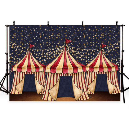 Glitter Circus Theme Children Photography Backdrops SBH0323