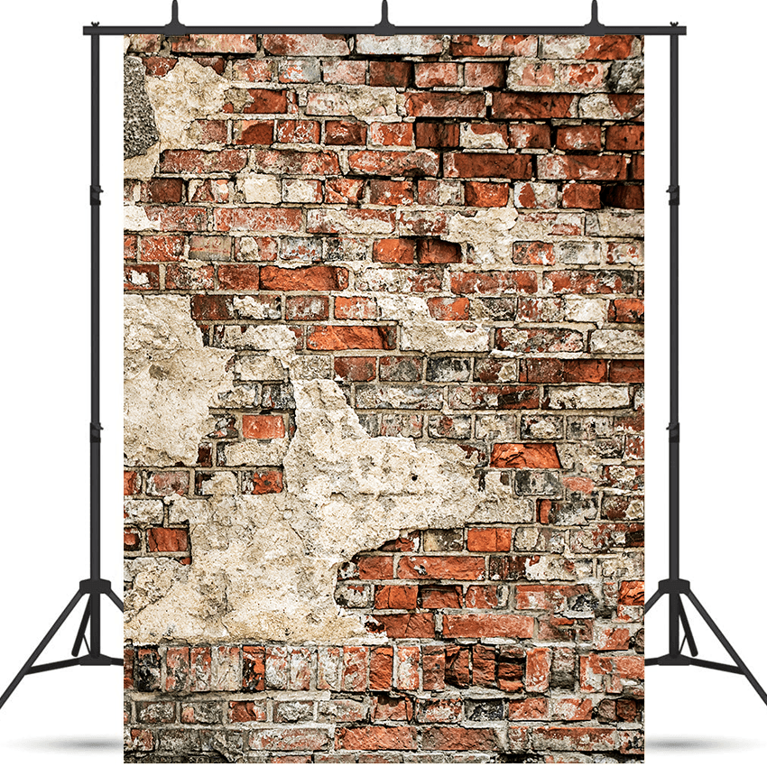 Weathered Brick Wall Backdrop for Grunge Photography SBH0328