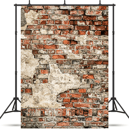 Weathered Brick Wall Backdrop for Grunge Photography SBH0328
