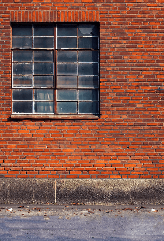 Old Barred Window Brick Backdrop for Photography SBH0340
