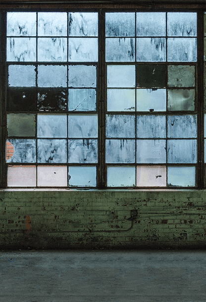 Abandoned Brick Factory Backdrop for Photography SBH0344