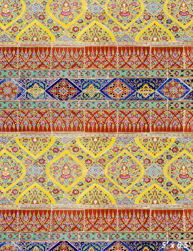 Ceramic Wall In Temple Backdrop for Photography SBH0351