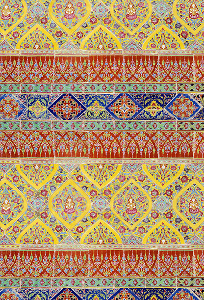 Ceramic Wall In Temple Backdrop for Photography SBH0351