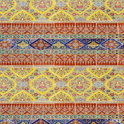 Ceramic Wall In Temple Backdrop for Photography SBH0351