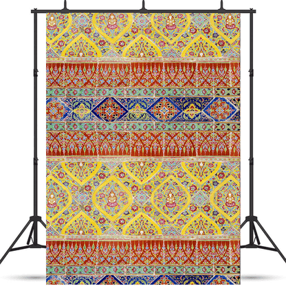 Ceramic Wall In Temple Backdrop for Photography SBH0351