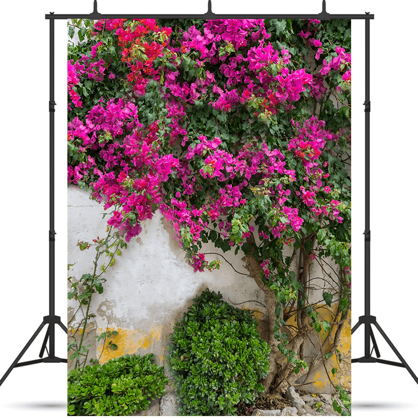 Spring Purple Flowers Backdrop for Photography SBH0361
