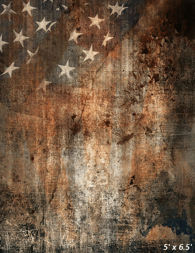 Grunge Backdrop America Flag for Independence Photography SBH0367