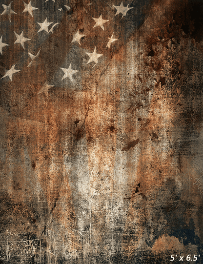Grunge Backdrop America Flag for Independence Photography SBH0367