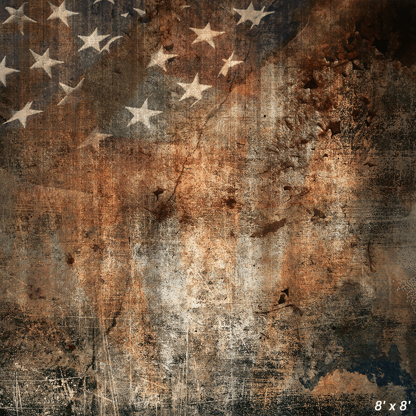 Grunge Backdrop America Flag for Independence Photography SBH0367