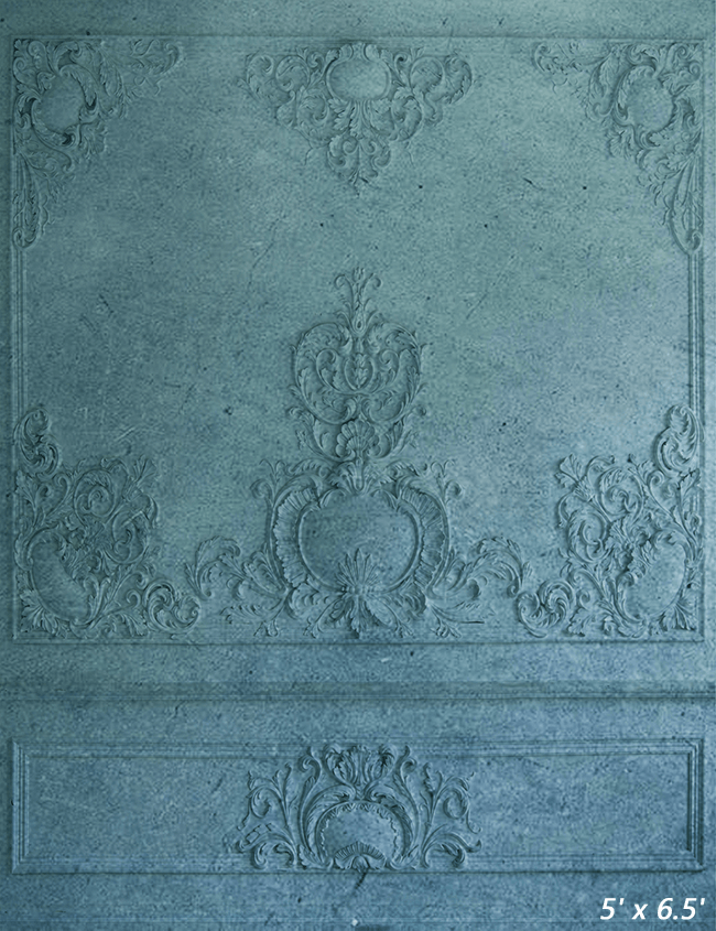 Blue Plaster Interior Wall Backdrop for Photography SBH0383
