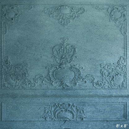 Blue Plaster Interior Wall Backdrop for Photography SBH0383