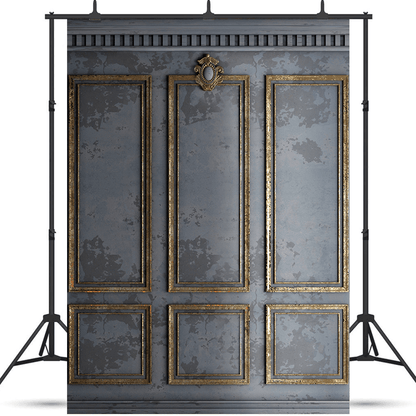 Grey Classic Interior Wall Backdrop for Photography SBH0384