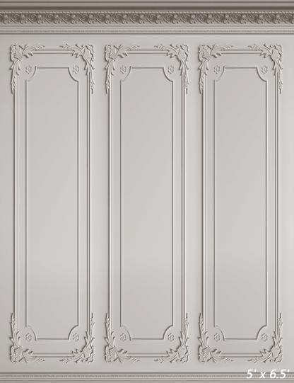 White Classic Interior Wall Photography Backdrop SBH0387