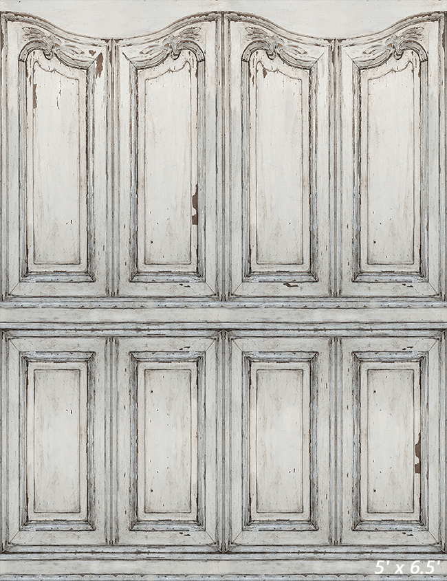 Vintage Dramatic White Wall Photography Backdrop SBH0395