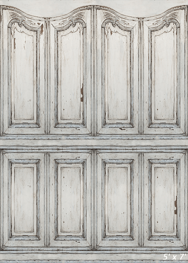 Vintage Dramatic White Wall Photography Backdrop SBH0395