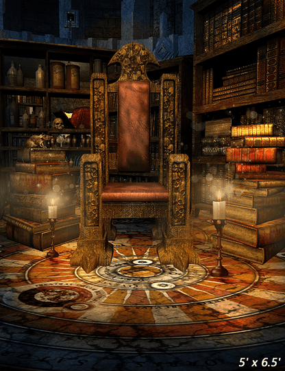 Fantasy Room With a Chair Backdrop for School SBH0397