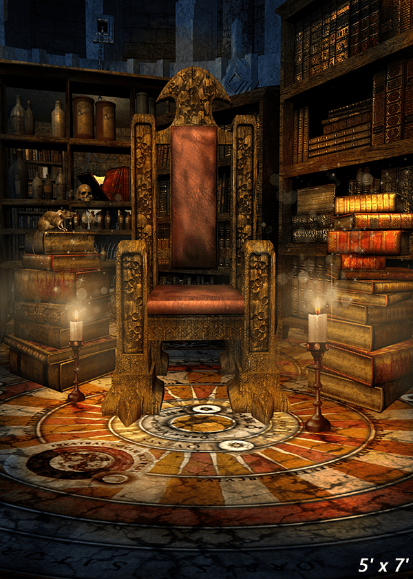 Fantasy Room With a Chair Backdrop for School SBH0397