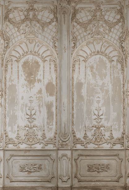 Ornate Plaster Relief Background for Photography SBH0410