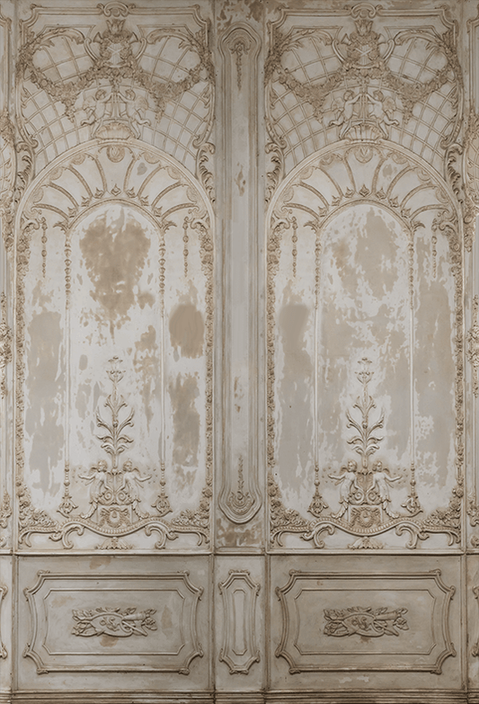 Ornate Plaster Relief Background for Photography SBH0410