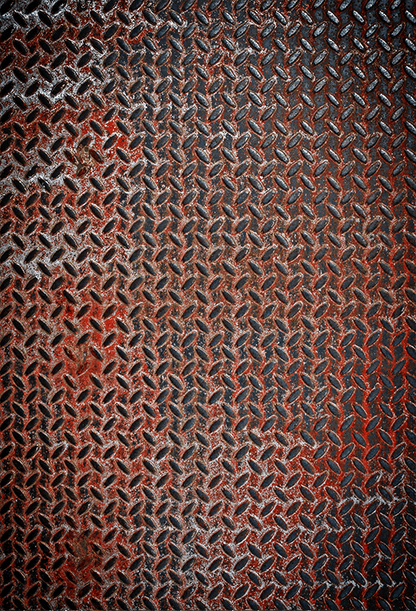 Rusty Metal Plate Texture Fabric  Photography Backdrop SBH0423