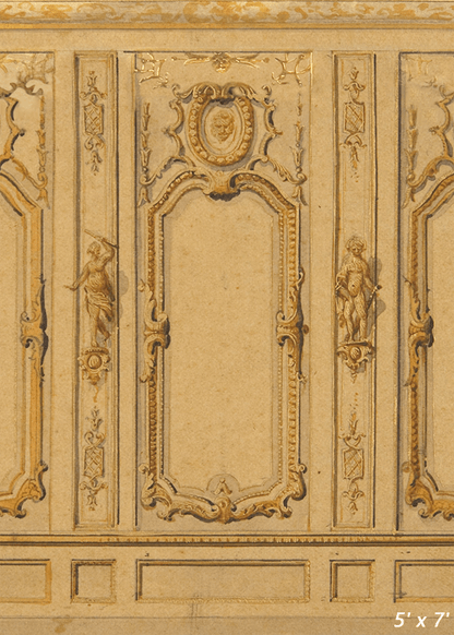 Ancient Carved Vintage Wall Backdrop for Photo SBH0446