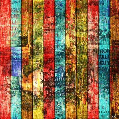 Colorful Graffiti Art Backdrop for Grunge Photography SBH0449