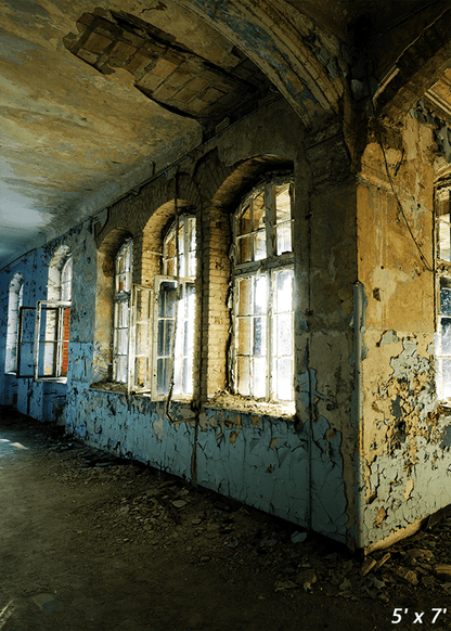 Derelict Hospital Corridor Backdrop for Photography SBH0450