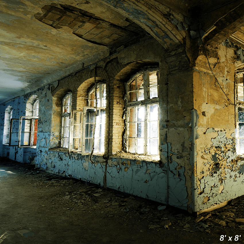 Derelict Hospital Corridor Backdrop for Photography SBH0450