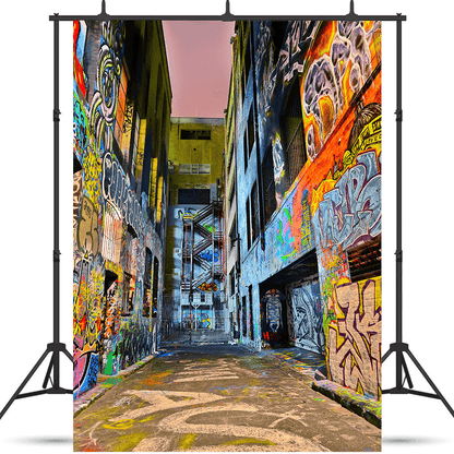 Colorful Graffiti Artwork Backdrop for Photography SBH0451