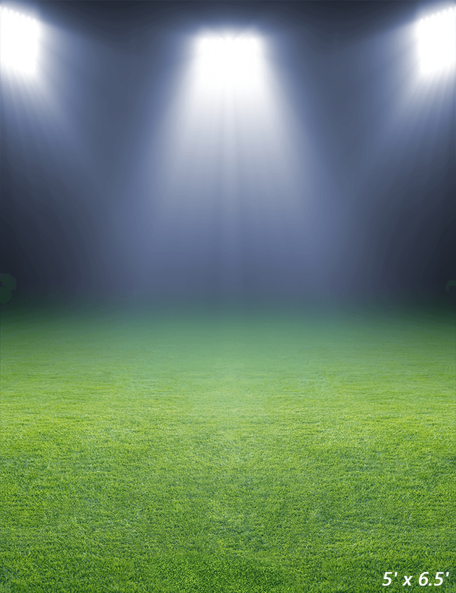 Green Soccer Field Fabric Backdrop for Photoshoot SBH0458