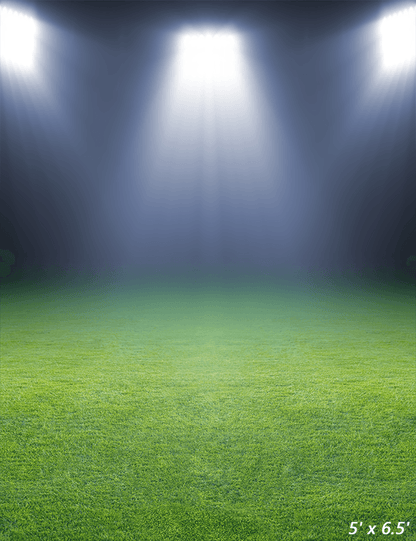 Green Soccer Field Fabric Backdrop for Photoshoot SBH0458