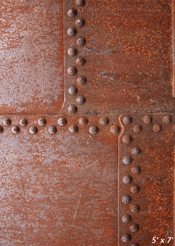 Rusty Steel Sheet Backdrop for Photoshoot SBH0463