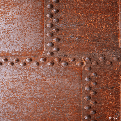 Rusty Steel Sheet Backdrop for Photoshoot SBH0463