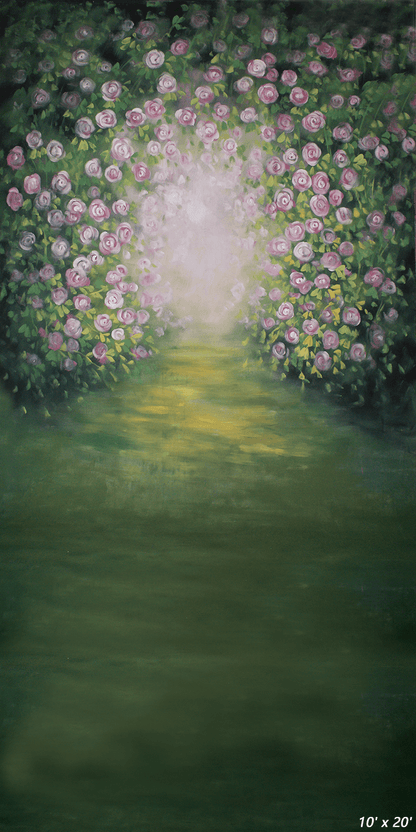 Blurry Flowers Artistic Backdrop for Photography SBH0473