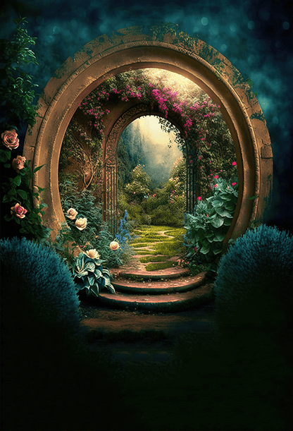 Magic Fairytale Garden Backdrop for Photography SBH0475
