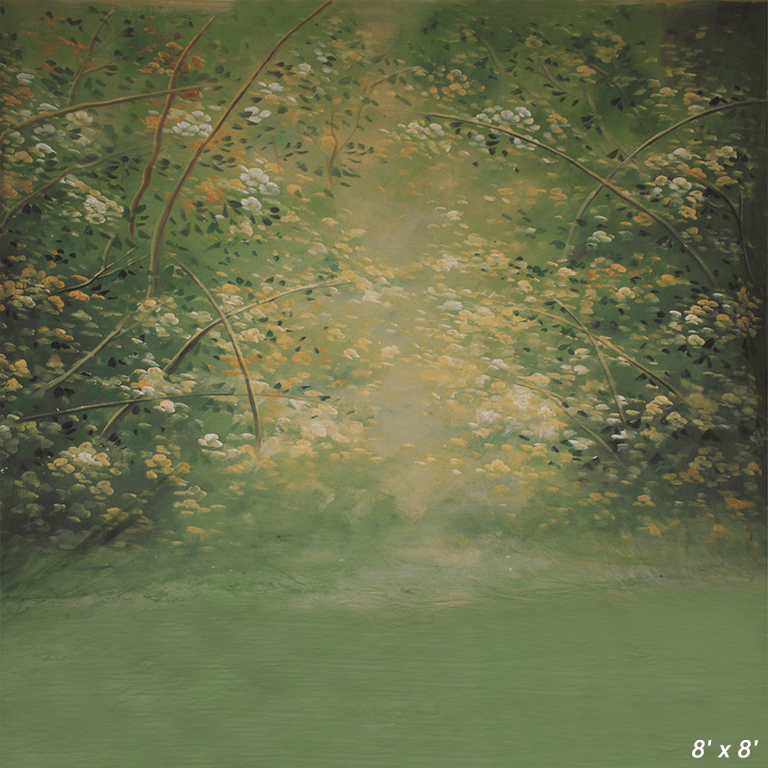Spring Scenic Oil Painting Backdrop for Photo SBH0480