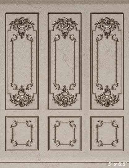 Beige White Classic Interior Wall Backdrop Background SBH0490