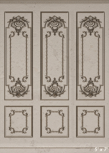 Beige White Classic Interior Wall Backdrop Background SBH0490