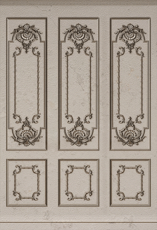 Beige White Classic Interior Wall Backdrop Background SBH0490