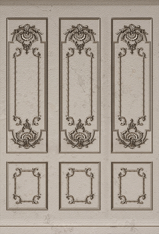 Beige White Classic Interior Wall Backdrop Background SBH0490