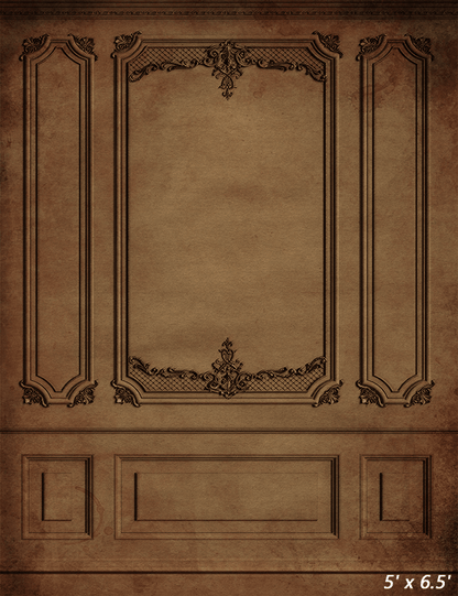Vintage Brown Interior Wall  Backdrop for Photo SBH0492